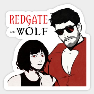 Redgate and Wolf Album Cover Sticker